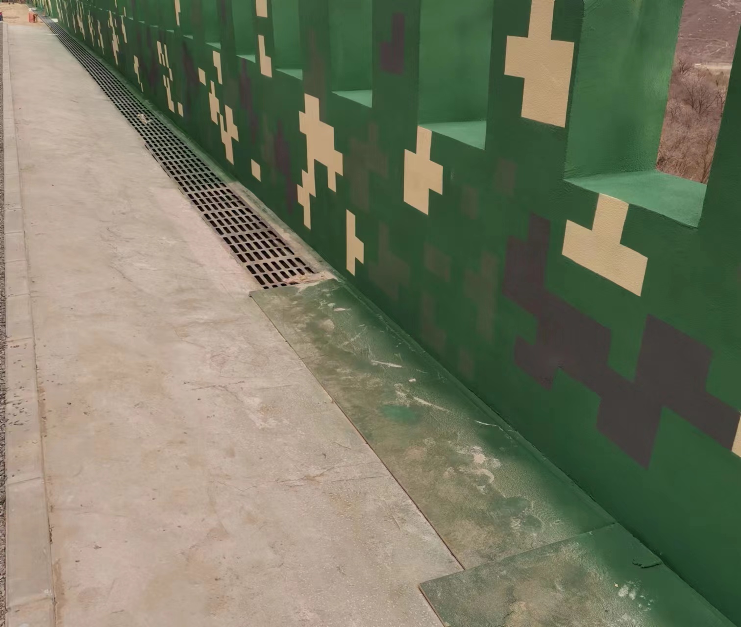 广西围墙迷彩喷涂,数迷彩漆