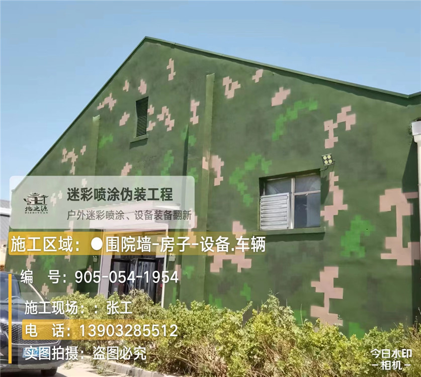 广西外墙数码迷彩漆施工报价清单（100㎡标准墙面测算）